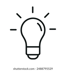 Light bulb icon vector design templates simple and modern