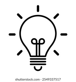 light bulb icon vector design template