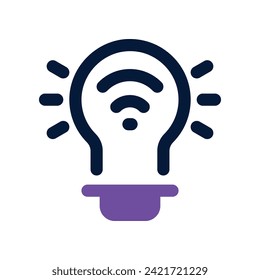 light bulb icon. vector dual tone icon for your website, mobile, presentation, and logo design.