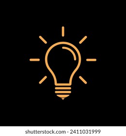 Light Bulb Symbol, Vektoreps8