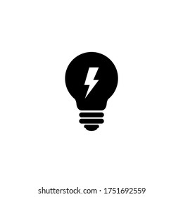 Light Bulb Icon Vector. Idea Sign