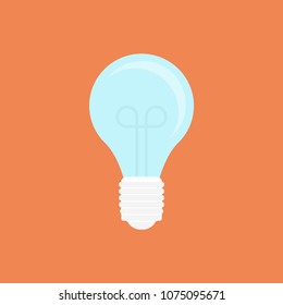 Light bulb icon. Vector illustration.