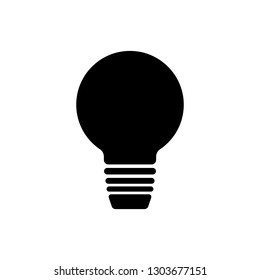 Light Bulb icon vector illustration