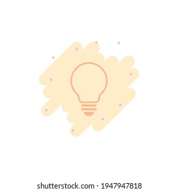 Light Bulb Icon Vector Illustration Design
