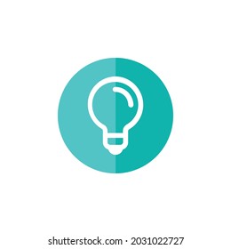 Icono de la bombilla. Diseño de iluminación de vectores