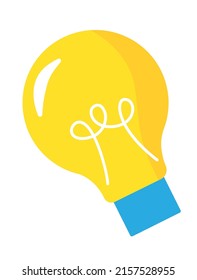 Light Bulb icon. Vector illustration