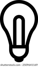 light bulb icon vector illustration for multiple uses