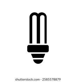 light bulb icon vector. light illustration sign. electricity symbol.