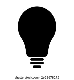 Light bulb icon. Vector illustration