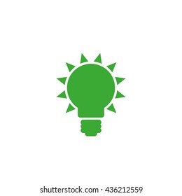 Light bulb icon vector illustration eps10