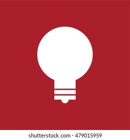 Light bulb icon . Vector illustration