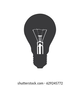 Light bulb icon, vector illustration design. Electronic objects collection.