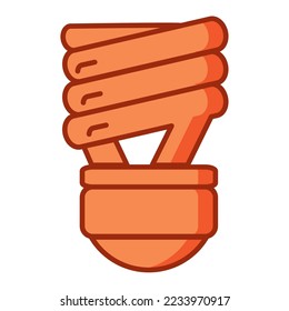 light bulb icon vector image on white background