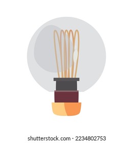 light bulb icon vector image with white background