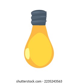 light bulb icon vector image with white background