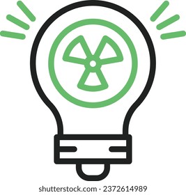 Light Bulb icon vector image. Suitable for mobile application web application and print media.