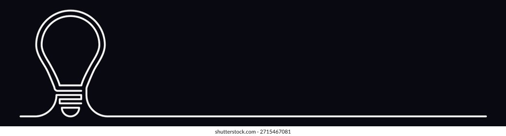 Light Bulb icon, vector isolated on white background. Idea sign, solution, inspiration, thinking Logo. Lighting Electric lamp, electricity, shine, shiny. Flat style for graphic design, logo, web site, UI.