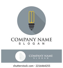 Light bulb icon vector and lamp symbol logo illustration