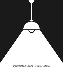 Light Bulb icon vector. Lighting Electric lamp vector icon. Electricity, shine symbol.