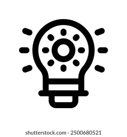 light bulb icon. vector line icon for your website, mobile, presentation, and logo design.