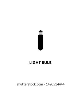 light bulb icon vector. light bulb sign on white background. light bulb icon for web and app