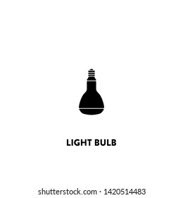 light bulb icon vector. light bulb sign on white background. light bulb icon for web and app