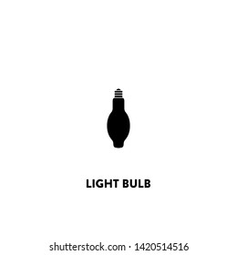 light bulb icon vector. light bulb sign on white background. light bulb icon for web and app