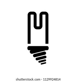 Light Bulb icon vector icon. Simple element illustration. Light Bulb symbol design. Can be used for web and mobile.
