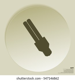 light bulb icon vector, solid illustration, pictogram isolated