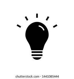 light bulb icon vector symbol ilustration