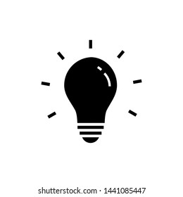 light bulb icon vector symbol ilustration