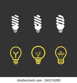 Light bulb icons