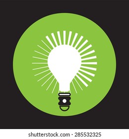 Light bulb icons. Idea or Innovation Concept. Vector illustration