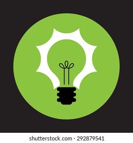 Light bulb icons. Idea or Innovation Concept. Vector illustration