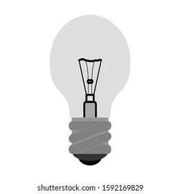 Light bulb icons, isolated ideas, idea illustrations, concept ideas Vector. electric sign symbol