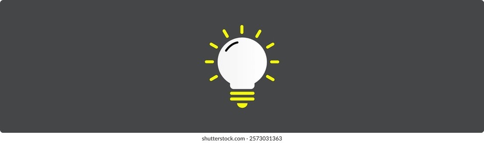 Light Bulb Icons,  lightbulb icon. Inspiration creativity lamp vector icon collection. EPS 10