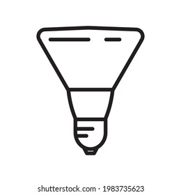 Light Bulb icons. Light Bulb symbol vector elements for infographic web.