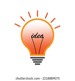 Light bulb idea. Creative energy, imagination concept. Vector illustration. stock image. 