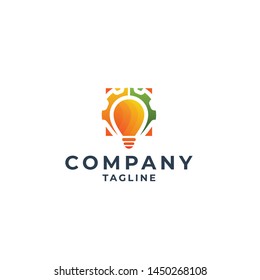 Light bulb - idea, creative, technology vector design