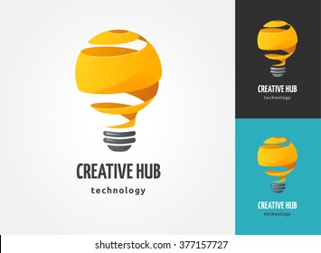 Light bulb - idea, creative, technology icons