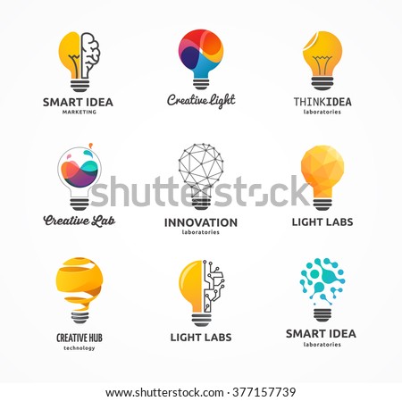 Light bulb - idea, creative, technology icons