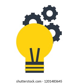 light bulb idea creativity isolated