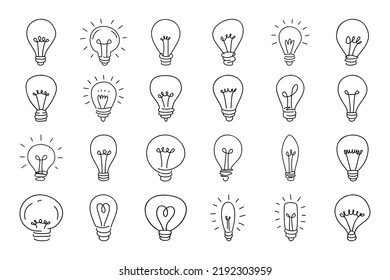 light bulb idea draw doodle 
