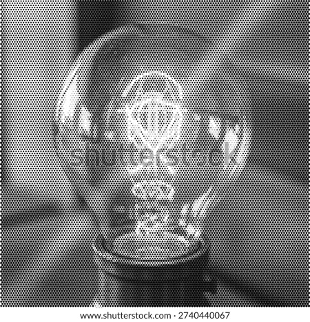 light bulb idea halftone vector innovation electricity energy bright invention glowing glass power tungsten lamp concept