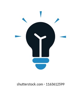 Light bulb, Idea icon
