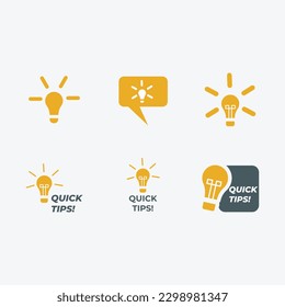 Bombilla, Idea Icono Concepto Aislado en Fondo Blanco. Ilustración del vector