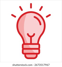 Elemento De Ícone De Ideia De Lâmpada Para Design