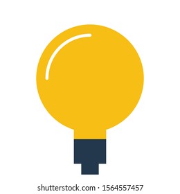 light bulb idea icon vector