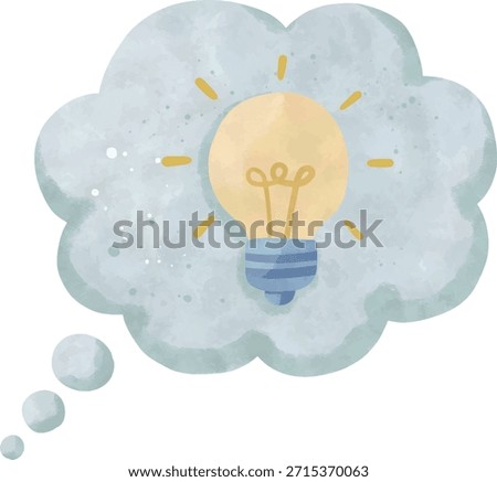 Light Bulb Idea Illustration Symbolizing Men’s Creativity