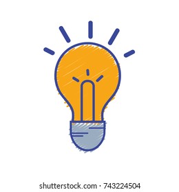 light bulb idea to intelligent and creative